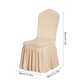 thumbnail image 3 of Elastic Dining Table Chair Cover Half Round Household Chair Cover Cushion Backrest One Universals Chair, 3 of 6