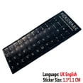 thumbnail image 5 of UK British English Language Standard Waterproof Keyboard Cover Stickers Button Letters Computer Laptop Skins Accessories UK Silver, 5 of 5