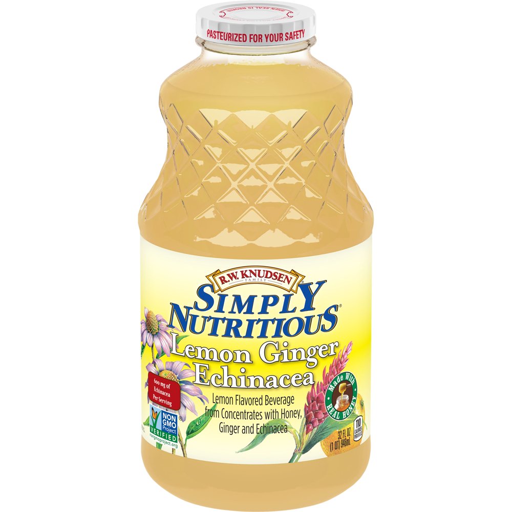 R.W. Knudsen Family Lemon Ginger Echinacea Flavored Beverage Walmart