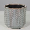 thumbnail image 1 of Light Blue Reactive Glaze Ceramic Planter, 1 of 1