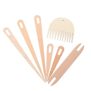 Wood Weaving Loom Comb DIY Braided Tools Crafts Weaving Tool Double-Ended