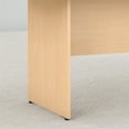 thumbnail image 4 of Bush Business Furniture 96W x 42D Boat Shaped Conference Table with Wood Base in Natural Maple, 4 of 7