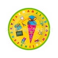 thumbnail image 2 of Decoración para fiestas infantiles de regreso a clases, vajilla, bandeja de papel, vasos de papel, pañuelos desechables, artículos de papelería | Discos de 9 pulgadas * 10, 2 of 5
