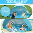 thumbnail image 6 of Baby Beach Tent-2 Pools Pop Up UPF 50+ Sunshade with Carry Bag, Portable for Travel,Beach,Camping,Indoor, 6 of 6