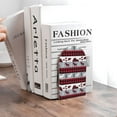 thumbnail image 6 of Sikiie Buffalo Plaid Forest Bookends 1 Pair, Wood Bookends for Shelves, Book Ends for Shelves, Book Shelf Holder for Home Office, 6 of 7