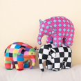 thumbnail image 1 of 30cm Kawaii Anime Elmer The Elephant Figure Plush Doll Cute Cartoon Plaid Elephant Emma Plush Toy Kids Gift Christmas Gift, 1 of 2