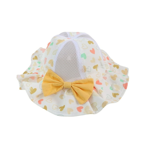 TAIAOJING Kids Sun Hat For Boys Girls Summer Outdoor Wide Brim Fisherman Bucket Cap Lightweight Breathable Toddler Baby Classic 2-7Y