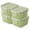Light Green, variant on KOYPTL 4Pcs Mini Food Storage Containers 2.36",Leakproof Lid,Sealed Condiment Sauce Box,Thickened Airtight Food Dispenser Box,Dishwasher Freezer & Microwave Safe Portable Travel Kitchen Organization
