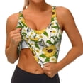 thumbnail image 3 of Sikiie Sunflowers And Butterflies Sports Bra for Women, Sports Bra Athletic Running Sports Bra, Workout Bra, Yoga Bra-XX-Large, 3 of 8