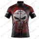 thumbnail image 1 of 2023 Skull Cycling Jersey Set Justiceiro Cycling Clothing Mens Punisher Road Bike Shirt Suit Bicycle Bib Shorts MTB Riding Clothing 17 3XL, 1 of 5