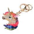 thumbnail image 4 of Car Keychain6pcs Strass Strass Pendentif de Mode Keychain Animal Caractéristiques de Pointe, 4 of 5