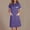 Purple, variant on Busydd Scrubs for Women V Neck Button Scrub Dress Fashion Short Sleeve Womens Scrubs Workwear with Pockets