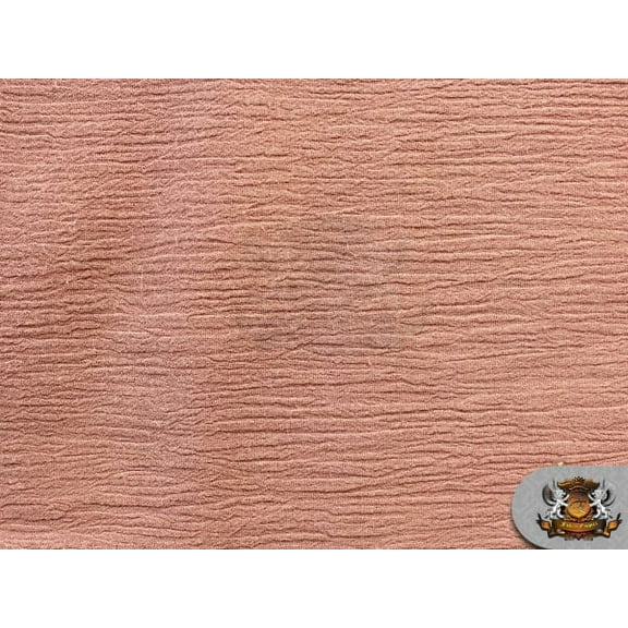 Gauze Solid ROSE Fabric / 52" Wide / Sold by the yard
