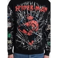 thumbnail image 4 of Marvel Spider-Man Men's and Big Men's Washed Knit Hoodie, Sizes S-3XL, 4 of 5