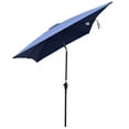thumbnail image 6 of 6 x 9 FT Patio Umbrella, Waterproof Umbrella with Crank and Push Button Tilt without Flap, Heavy Duty Umbrella for Garden Backyard Pool Swimming Pool Market, Navy Blue, 6 of 7