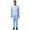Ciel, variant on Men's Slim Fit 8 Pocket Uniform Scrubs - Style 103