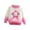Hot Pink, variant on Toddler Girls Cartoon Rabbit Star Sweater, 3-12Y Kids Crew Neck Long Sleeve Knit Pullover, Big Girls Casual Comfortable Knitted Top for Daily/School Wear Hot Pink