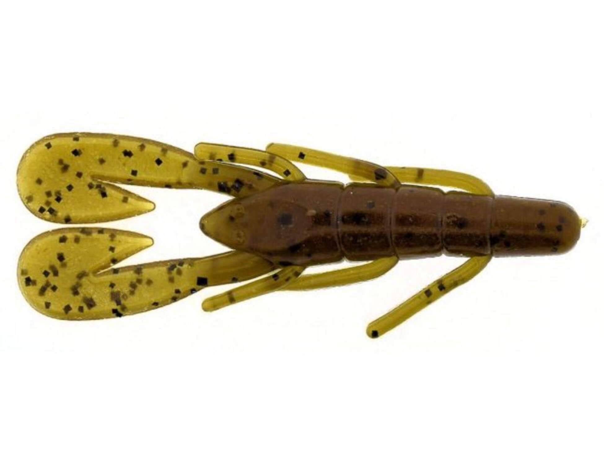 (2 pack) Zoom U-V Speed Craw 3.5'' Green Pumpkin 12pk