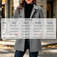 thumbnail image 3 of Zormilly Pea Coats for Women Long Sleeve Double Breasted Lapel Collared Winter Coat with Pockets Buttons Slim Jackets, S-2XL, 3 of 6