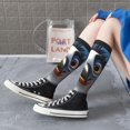 thumbnail image 5 of Honeii Joyful Animated Bird Print Long Socks,Novelty Design Socks Gift for Men and Women,Crew Socks,Calf Socks, 5 of 6