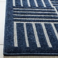 thumbnail image 3 of SAFAVIEH Cottage Portmont Geometric Indoor/Outdoor Area Rug Blue/Grey, 4' x 6', 3 of 5