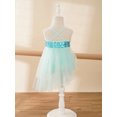 thumbnail image 4 of iiniim Robe de Danse Lyrique à Sequins pour Filles Robe Tutu de Ballet Dos Croisé Justaucorps de Gym une Pièce Tenues de Danse Vert Menthe m, 4 of 7