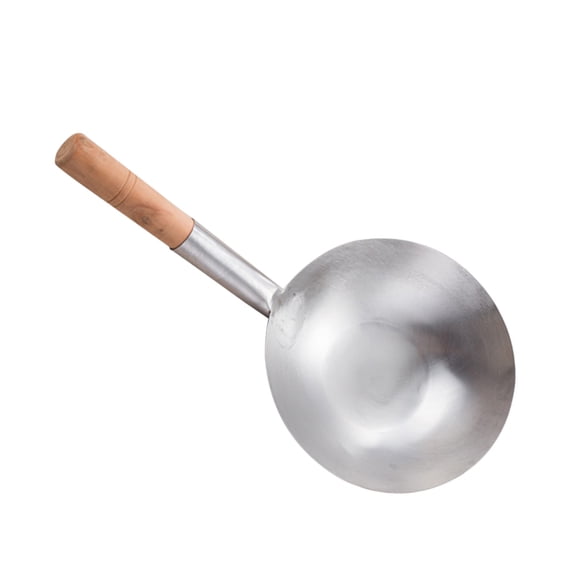 Worgeous Stainless Steel Serving Spoon with Wooden Handle, Multi-Purpose Kitchen Utensil for Serving, Scooping, and Tableware Use