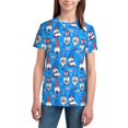 thumbnail image 3 of Wukai Gnomes in USA Youth Unisex Short Sleeve T-Shirt for Boys, Girls, Teens, and Kids-X-Large, 3 of 7