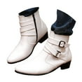 thumbnail image 3 of YLYL Men Boots Ankle for Dressy and Casual Occasions Comfortable Short Booties, 3 of 9