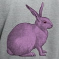 thumbnail image 3 of CafePress - Purple Bunny Rabbit Hooded Sweatshirt - Pullover Hoodie, Hooded Sweatshirt, 3 of 3
