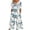 ☪225-Army Green, variant on Nuoqisi Women's Summer Tropical Print Deep V Neck Short Sleeve Jumpsuit Straight Leg Pants Romper with Pockets