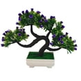 thumbnail image 2 of SPRING PARK Artificial Flower Tree Plant Potted Bonsai for Home Office Indoor Decor, 2 of 7