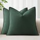thumbnail image 1 of Juego de 2 fundas de almohada decorativas EMEMA (56 x 56 cm), color verde, 1 of 9