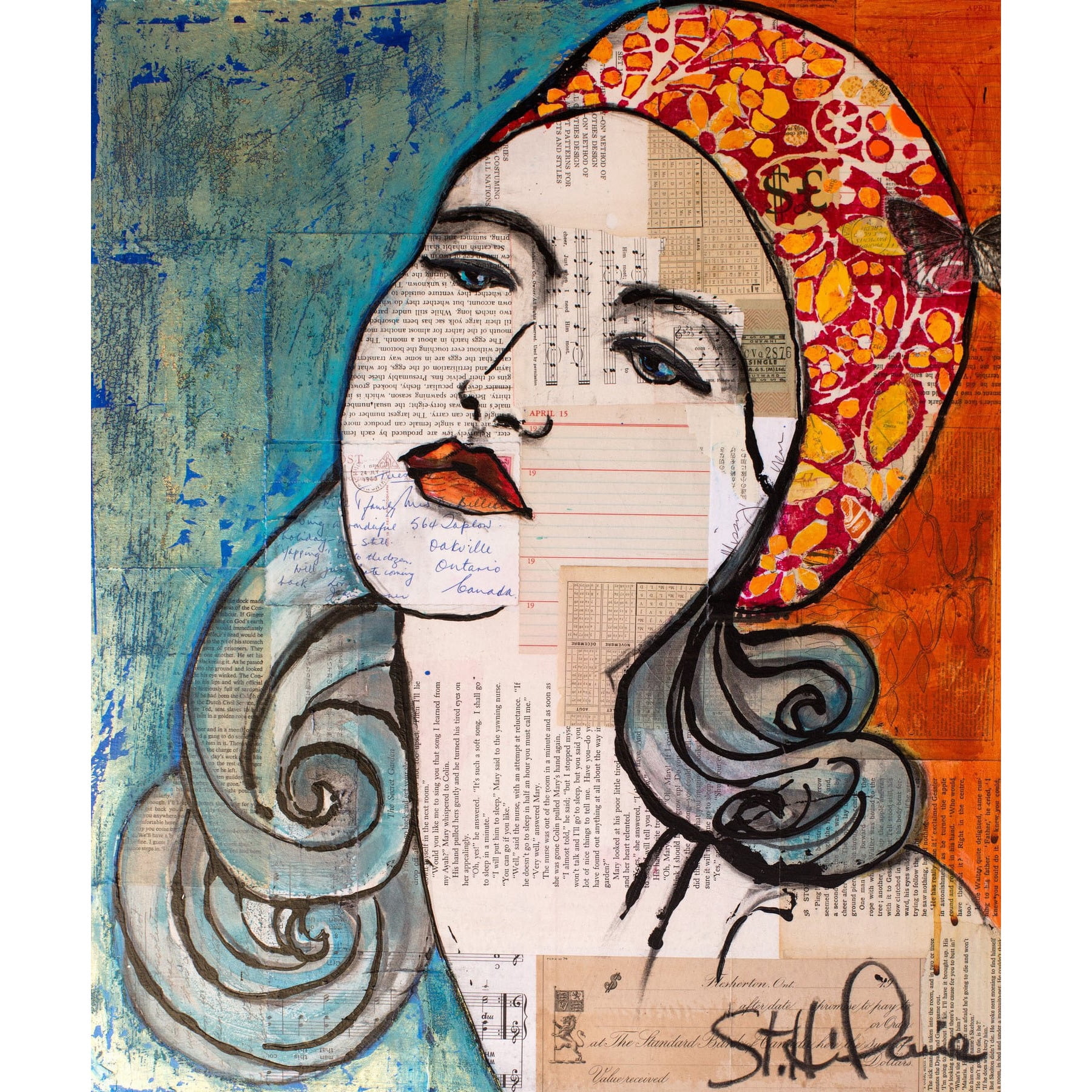 "Sweet Resistance" Painting Print on Wrapped Canvas