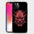 thumbnail image 1 of Funda de teléfono con máscara Samurai Oni para Apple iPhone 14 14 13 12 11 Pro Max Mini XS Max XR X 7 8 Plus 6 6S, carcasa de silicona suave Fivean unisex, 1 of 2