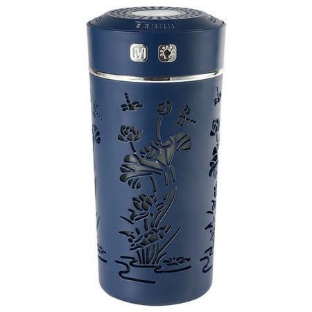 

USB Air Humidifier Mechanical Household 260ML Single Nozzle Cold Aroma Diffuser Color Light Essential Oils Diffuser B
