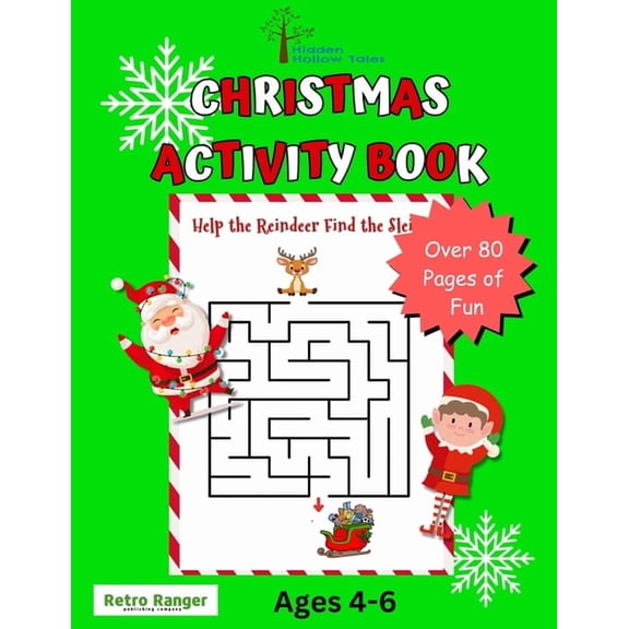 Hidden Hollow Tales Christmas Activity Book Ages 4 to 6, (Paperback)