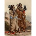 thumbnail image 2 of Bodmer, Karl 19x24 Black Modern Framed Museum Art Print Titled - Mandan indians, 2 of 4