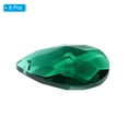 thumbnail image 3 of Uxcell K9 Crystal Pendants Teardrop Beads, 6 Pack 38mm Chandelier Prisms Parts Hanging Beads DIY Lamp Dark Green, 3 of 6