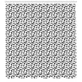 thumbnail image 3 of Ambesonne Dachshund Shower Curtain, Sausage Dog Silhouette, 69"Wx84"L, Charcoal Grey and White, 3 of 3