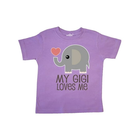 

Inktastic My Gigi Loves Me Grandchild Gift Gift Toddler Boy or Toddler Girl T-Shirt
