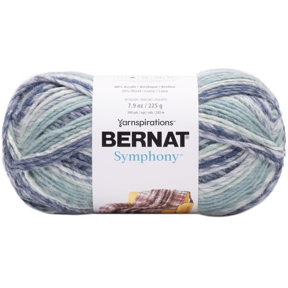 Bernat Symphony Yarn-Sea Spray