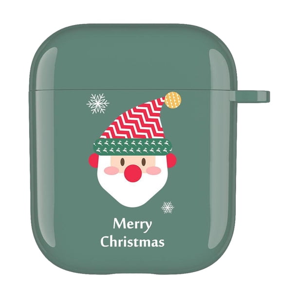 Funda protectora de TPU suave para iPhone 2 y 1, diseño navideño a la moda. HS02