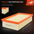 thumbnail image 5 of A-Premium Engine Air Filter Compatible with Audi A3, A3 Quattro, Q3, S3, TT Quattro & Volkswagen Arteon, Golf, GTI, Jetta, Tiguan, 2015-2023, Flexible Panel, Replace# 5Q0129620D, 5 of 8