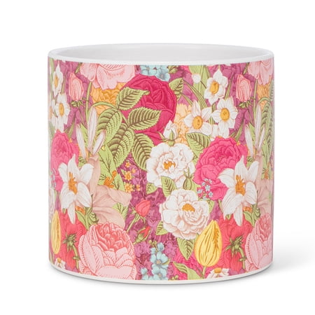 Set of 6 Large Bright Blooms Planter