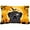 Multicolored, variant on Carolines Treasures BB1821PW1216 Halloween Black Pug Canvas Fabric Decorative Pillow, 12H x16W, multicolor