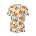thumbnail image 6 of Wukai Squirrel With Colorful Tail Print Men's Short-Sleeved Mesh T-Shirt,Quick-Dry Short Sleeve Workout T-Shirt-XX-Large, 6 of 8
