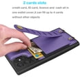 thumbnail image 2 of Tiflook For Samsung Galaxy S22 Ultra 5G Wallet Case PU Leather Wristlet Card Holder Slot Carrying [Crossbody Strap] Purse Cover Purple, 2 of 7