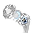 thumbnail image 4 of On Fan For Umbrella Portable Handheld 180° Adjustable USB Charging Personal Fan For Women/Travel/Beach/Sunny Days/Camping High Powe Fan Small Spray Fan Solar Powe Fan for Camping Fans Portable, 4 of 5
