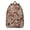 Camel, variant on Unisex Vintage Print Bohemian Backpack, Boho Zipper Rucksack with Front Pocket, Lightweight Daypack for School University Work Commute, Ideal Gift